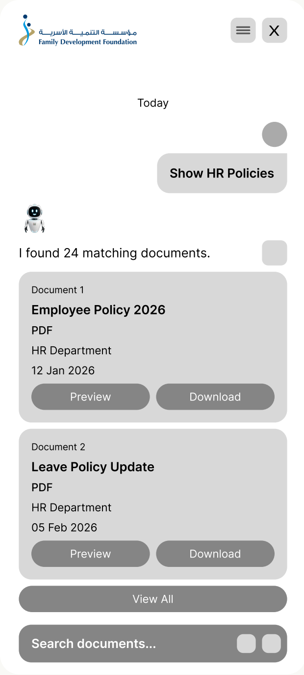 Search results wireframe